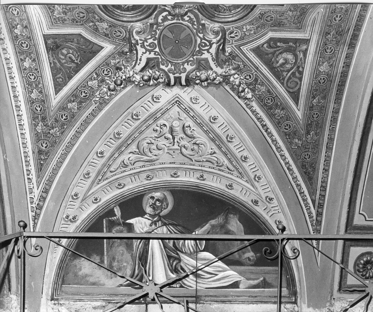 San Luca (decorazione pittorica, elemento d'insieme) di Gambini Rodolfo (inizio sec. XX)