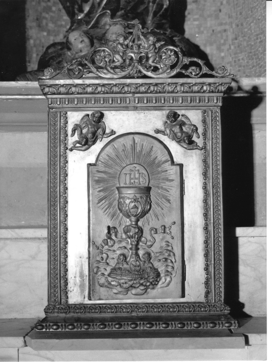 calice eucaristico (tabernacolo, opera isolata) - bottega genovese (ultimo quarto sec. XIX)