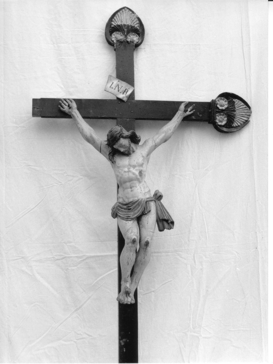 Cristo crocifisso (crocifisso, opera isolata) - bottega genovese (prima metà sec. XIX)