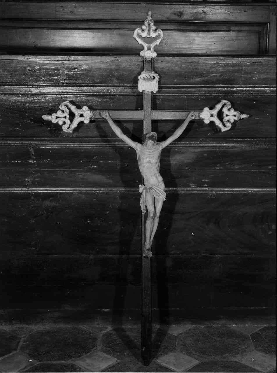 crocifissione di Cristo (crocifisso, opera isolata) - bottega ligure (metà sec. XVIII)