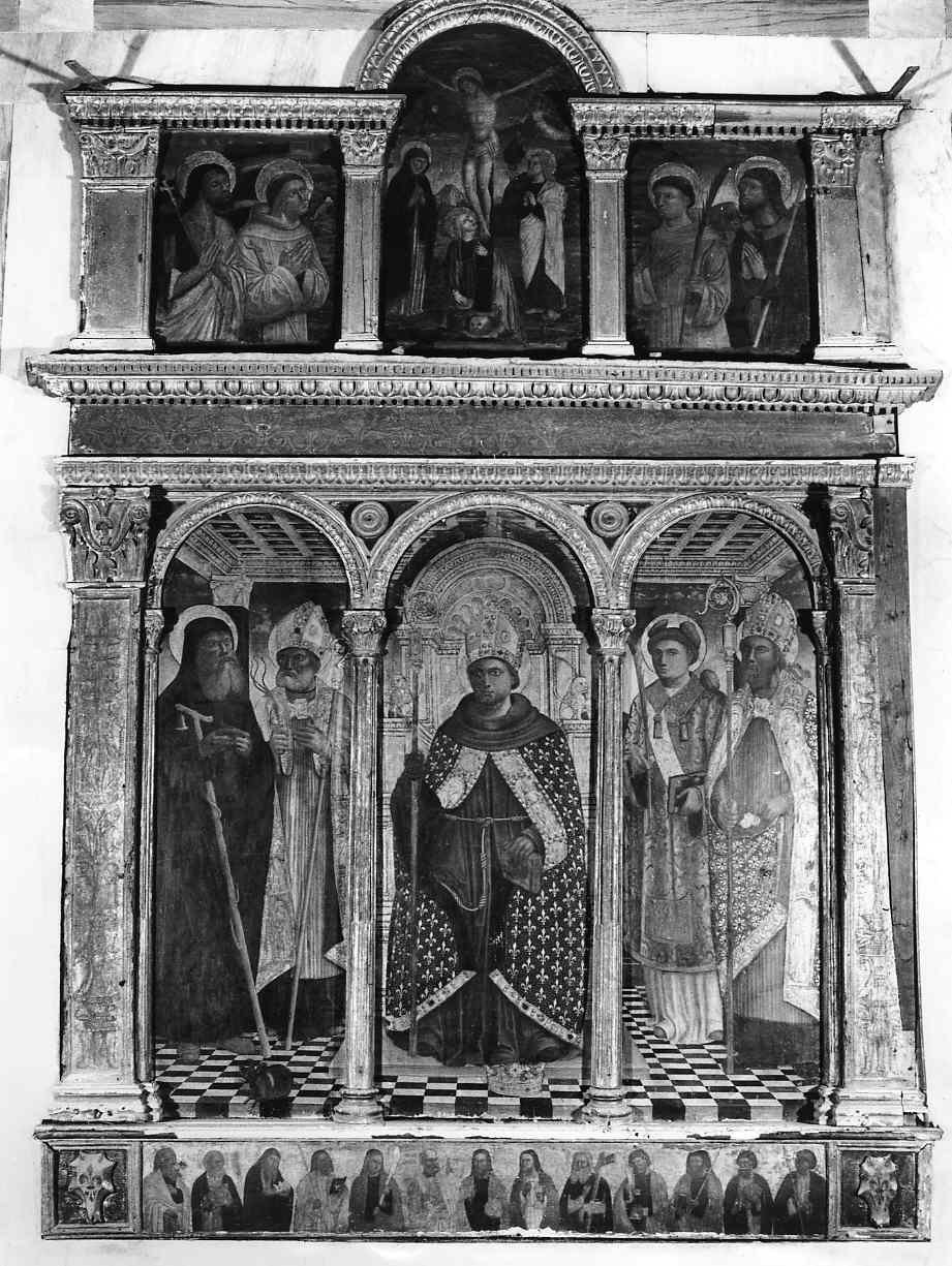 Santi (dipinto, elemento d'insieme) di Barbagelata Giovanni (ultimo quarto sec. XV)