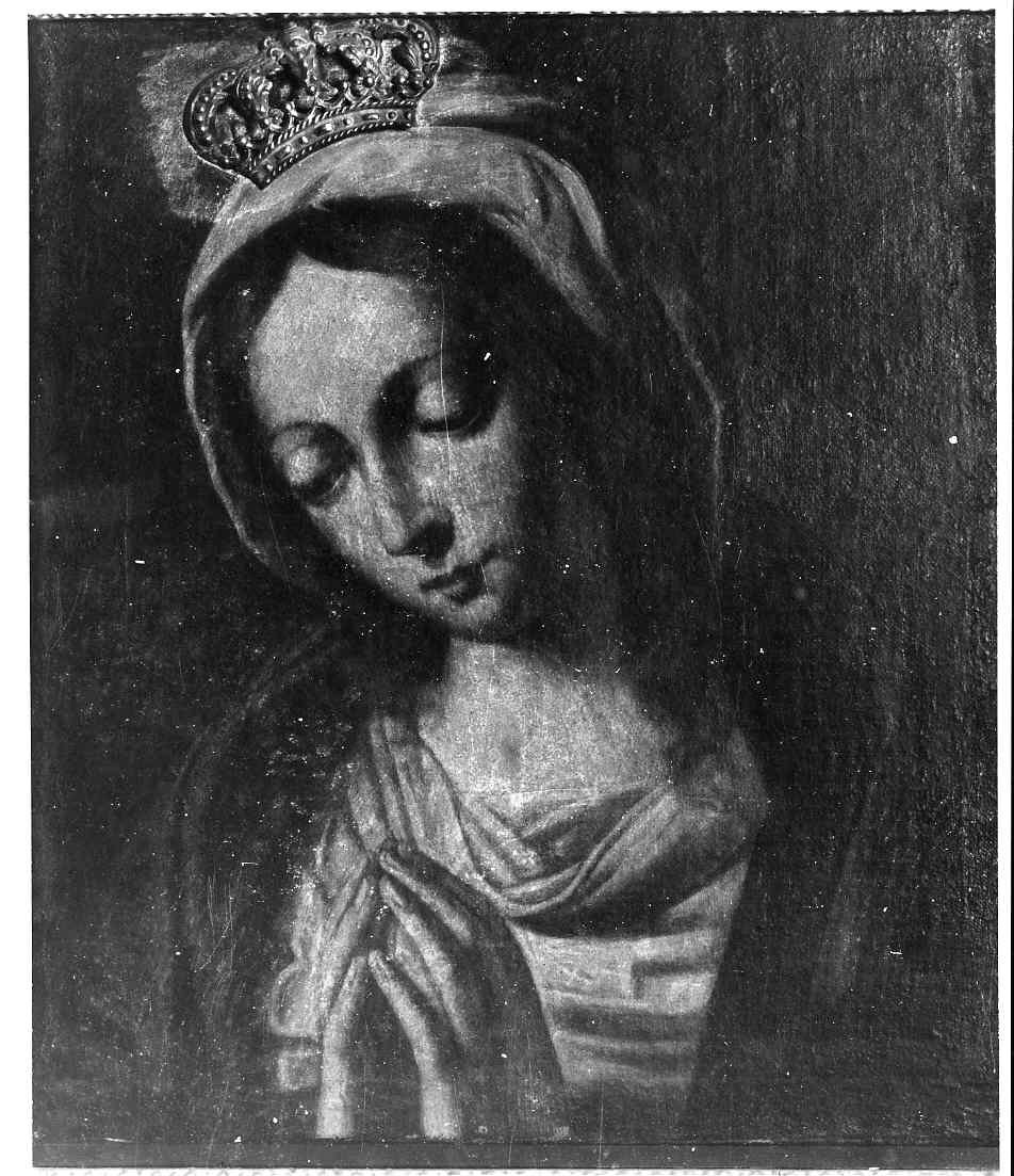 Madonna (dipinto, opera isolata) - ambito ligure (fine sec. XVII)