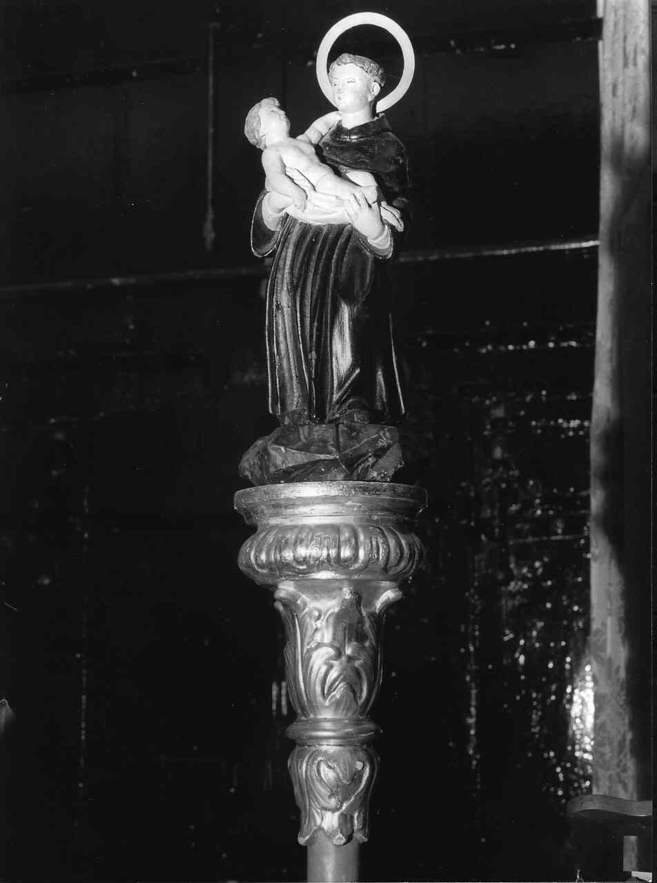 Sant'Antonio (mazza processionale, elemento d'insieme) - bottega ligure (prima metà sec. XVIII)