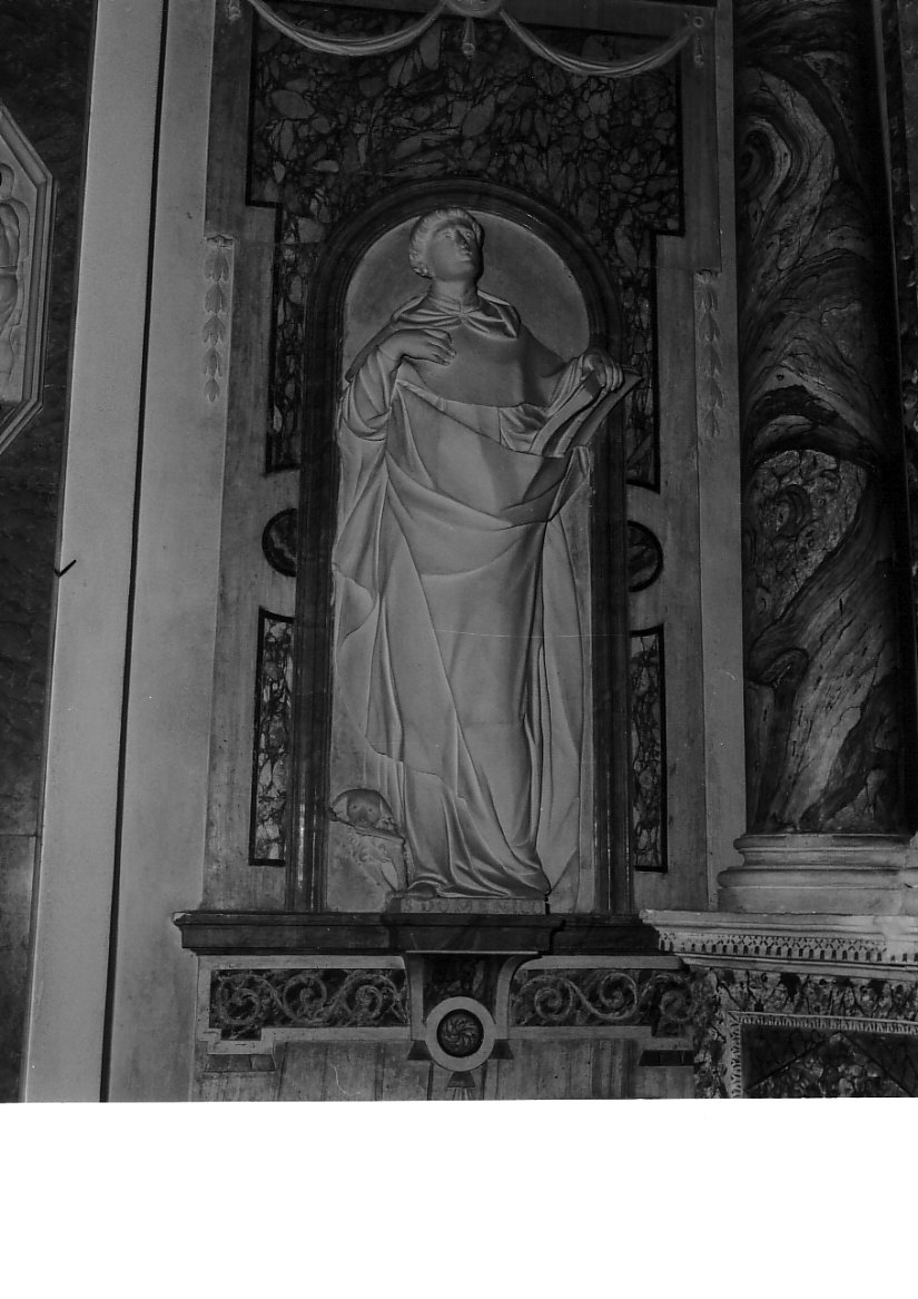 San Domenico (statua, opera isolata) - bottega liguro-lombarda (sec. XVIII)