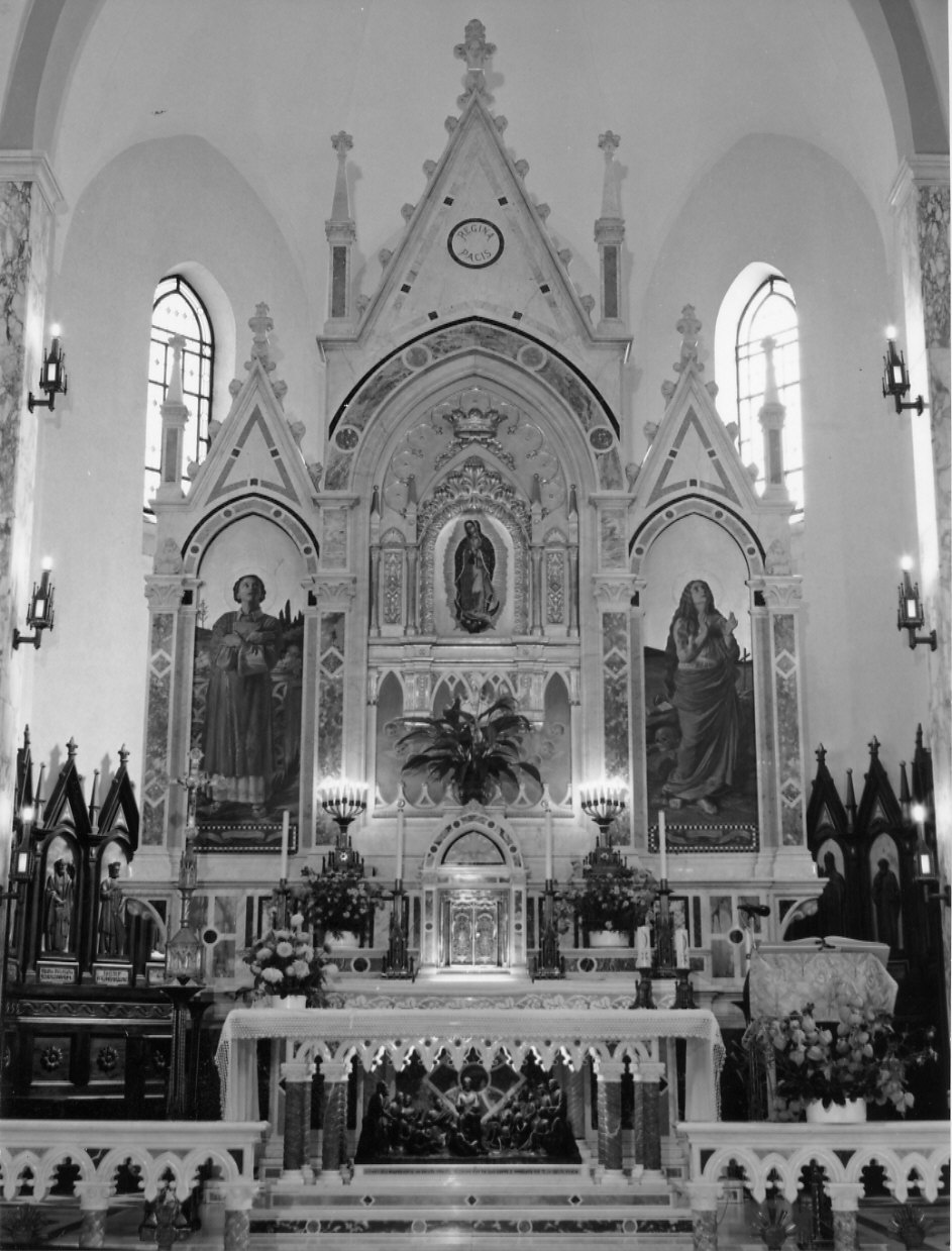 altare maggiore, insieme di Ditta Menchini Guido & F.llo (sec. XX)