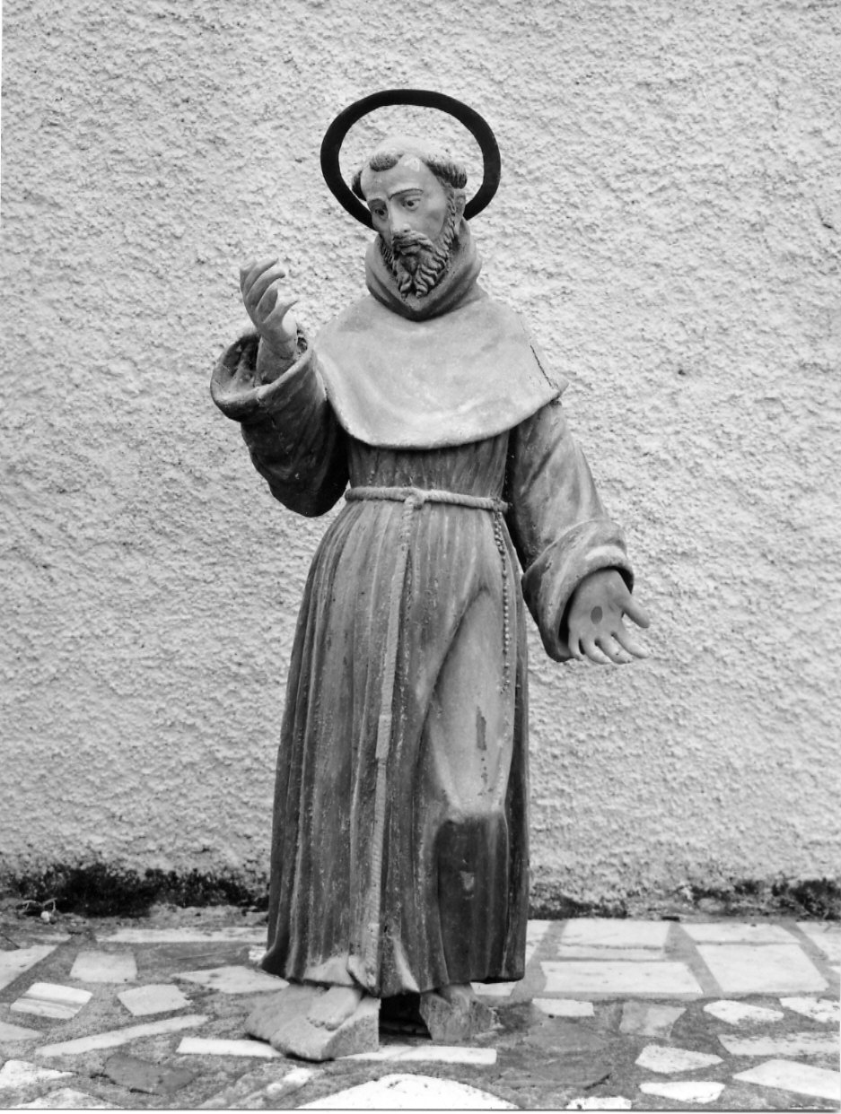 San Francesco d'Assisi (statua, opera isolata) - ambito emiliano-ligure (seconda metà sec. XVI)