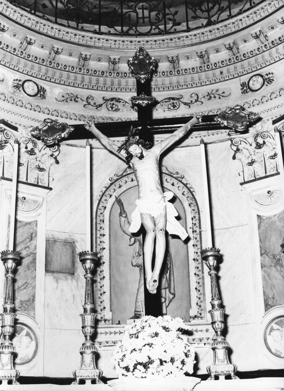 Cristo crocifisso (croce processionale, opera isolata) - bottega italiana (fine sec. XIX)