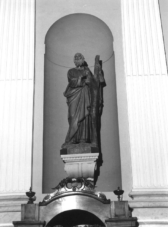 Sant'Andrea (statua, opera isolata) - PRODUZIONE LIGURE (ultimo quarto sec. XIX)