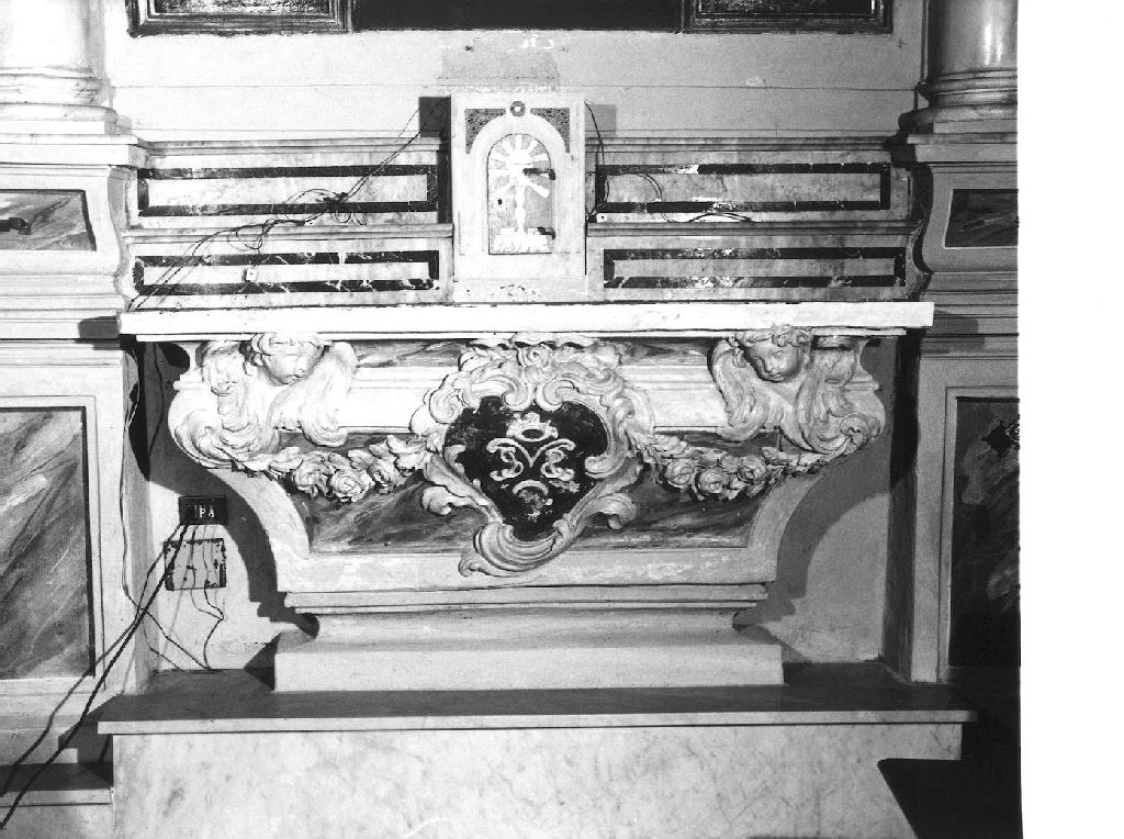 altare, opera isolata - PRODUZIONE LIGURE (seconda metà sec. XVIII)