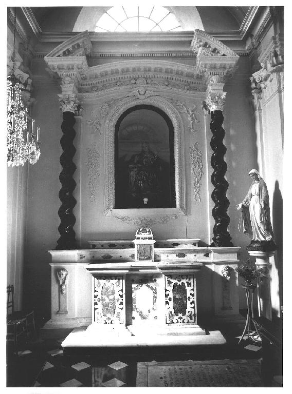 altare, opera isolata - PRODUZIONE LIGURE (fine sec. XVII, sec. XIX)