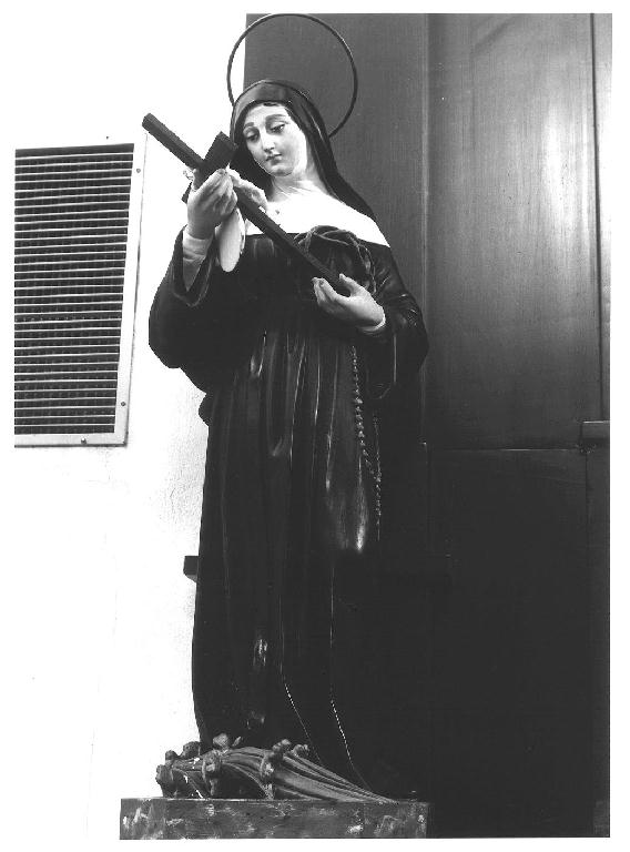 Santa Rita da Cascia (statua, opera isolata) - bottega lombarda (sec. XX)