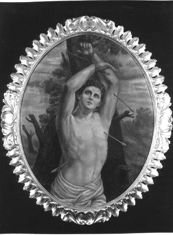 martirio di San Sebastiano (dipinto, opera isolata) di Bancalari Giuseppe (sec. XX)