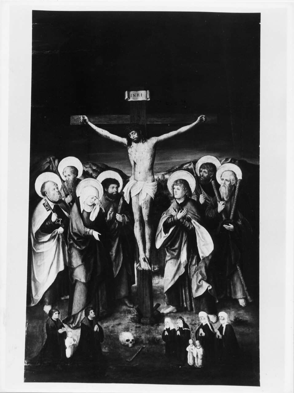 Crocifissione di Cristo, Crocifissione (dipinto, opera isolata) - ambito europeo (prima metà sec. XVI)