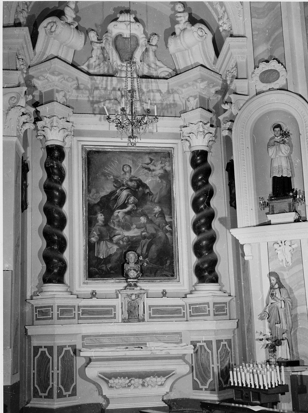 altare, insieme - bottega ligure (sec. XVII)