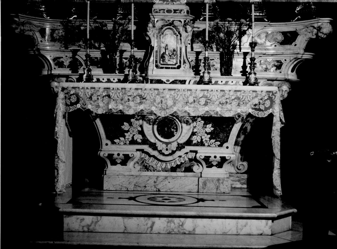 motivi decorativi vegetali (altare, opera isolata) - bottega italiana (fine sec. XVIII)