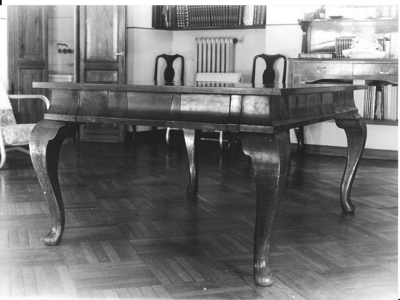 tavolo, opera isolata - bottega ligure (fine/inizio secc. XIX/ XX)