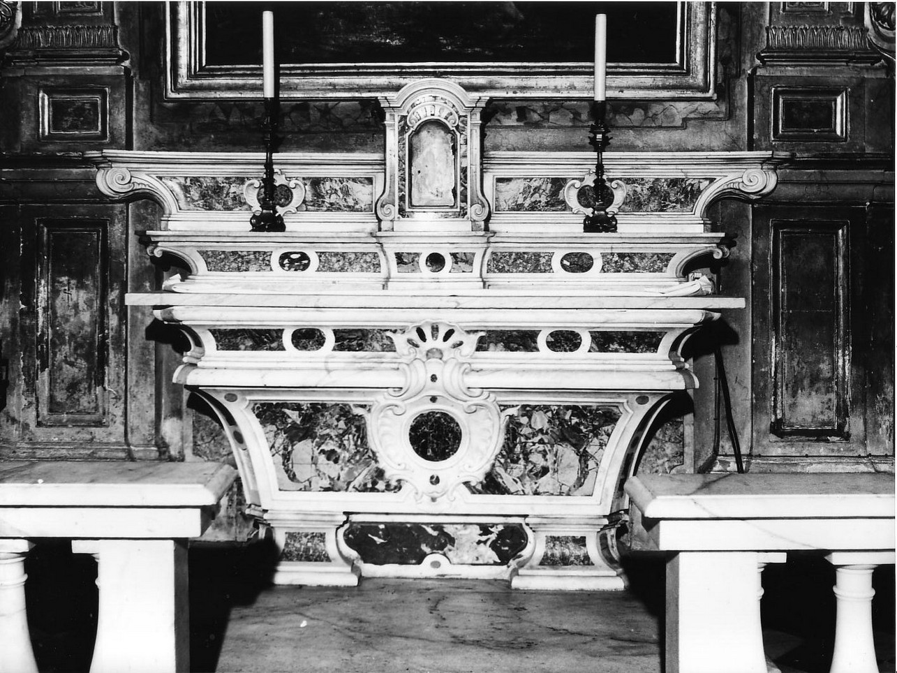 altare, opera isolata di Prato Domenico (fine sec. XVIII)
