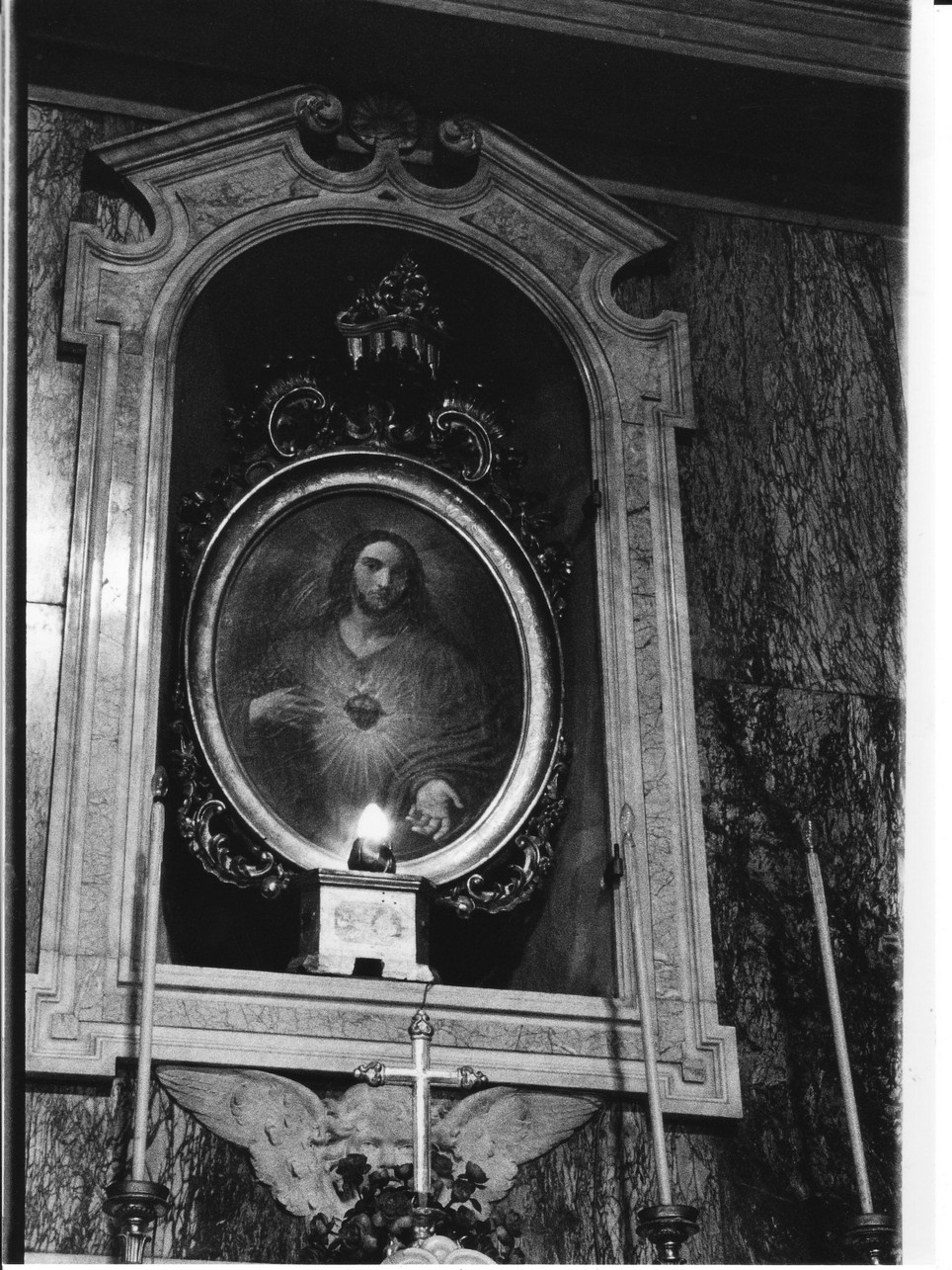 Sacro Cuore di Gesù (dipinto, opera isolata) - ambito ligure (prima metà sec. XIX)
