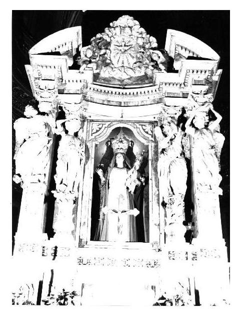 colomba dello Spirito Santo (fastigio, opera isolata) di Casella Giovanni Battista (terzo quarto sec. XVII)