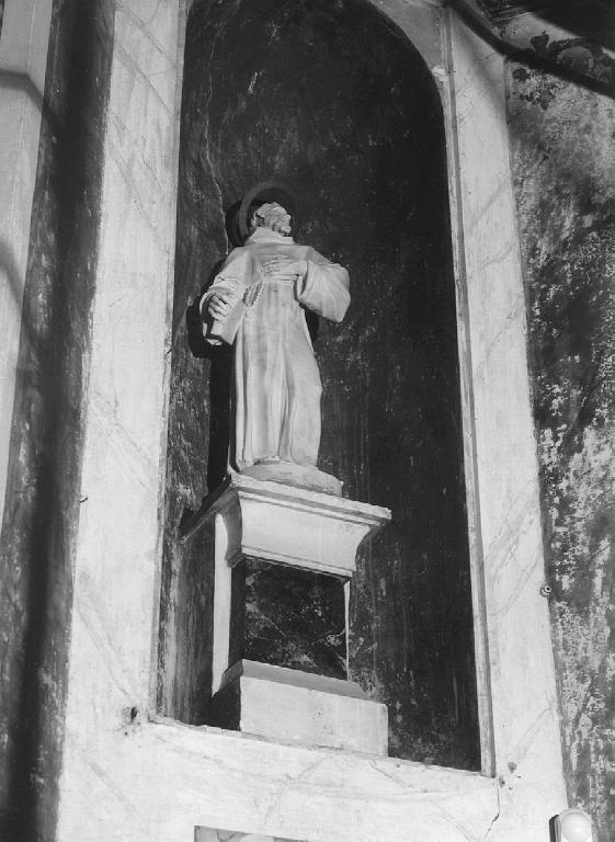 SAN BERNARDO, SAN BERNARDO (statua, opera isolata) - bottega ligure (inizio sec. XVIII)