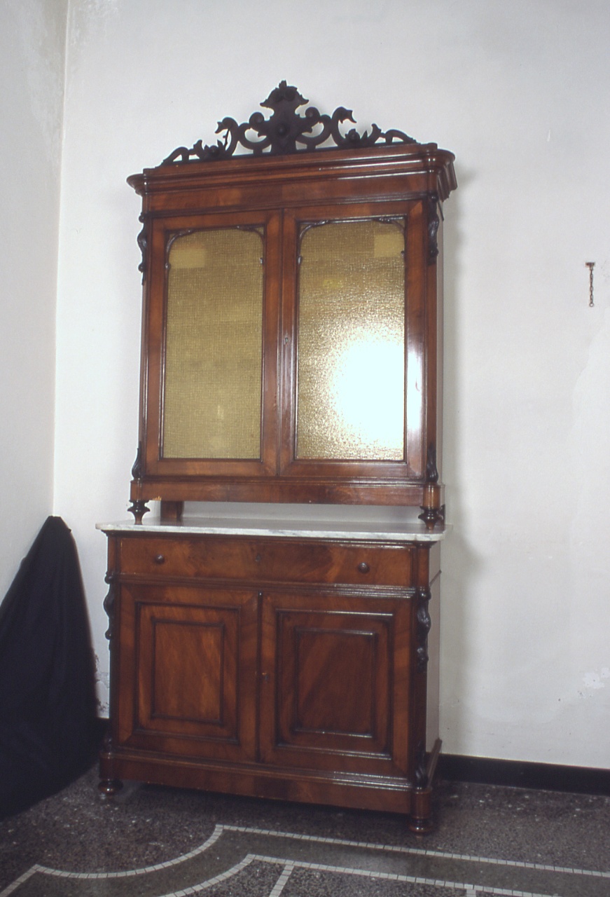 credenza, opera isolata - PRODUZIONE LIGURE (seconda metà sec. XIX)