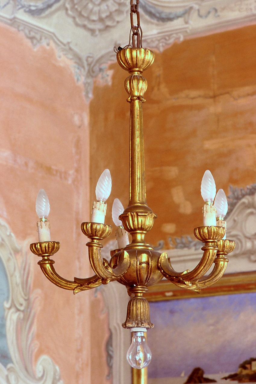 lampadario - a bracci, opera isolata - PRODUZIONE LIGURE (prima metà sec. XX)