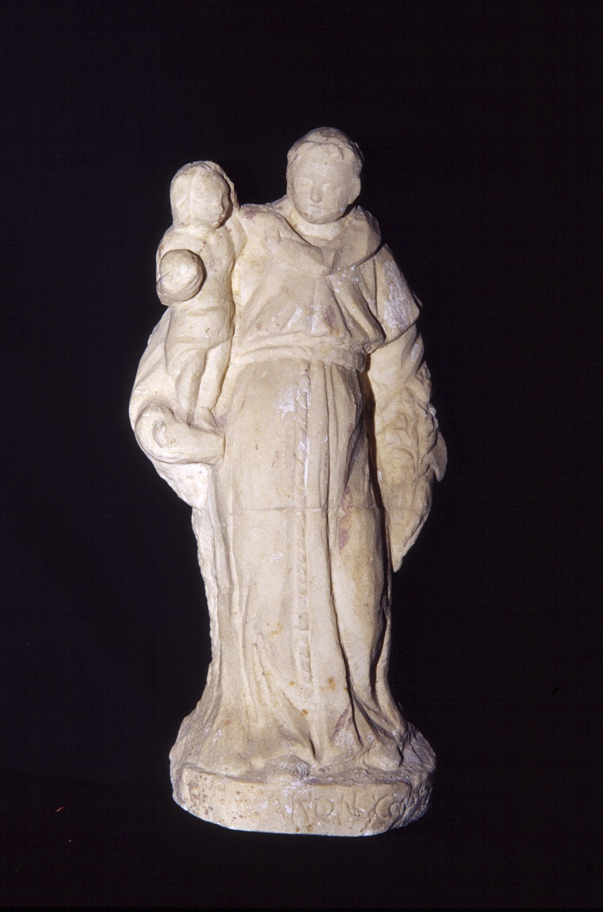 SANT'ANTONIO DA PADOVA (statua, opera isolata) - bottega ligure (terzo quarto sec. XVII)