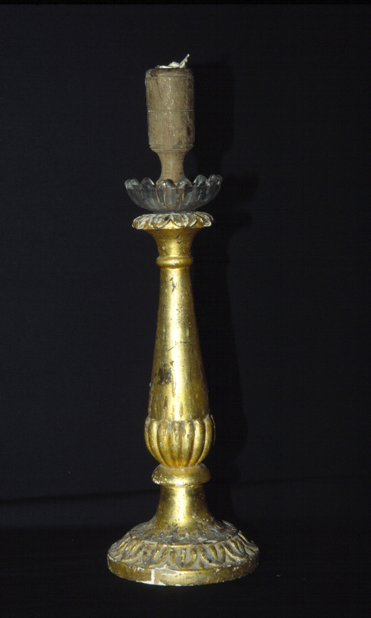 candeliere d'altare, serie - ambito ligure (ultimo quarto sec. XIX)