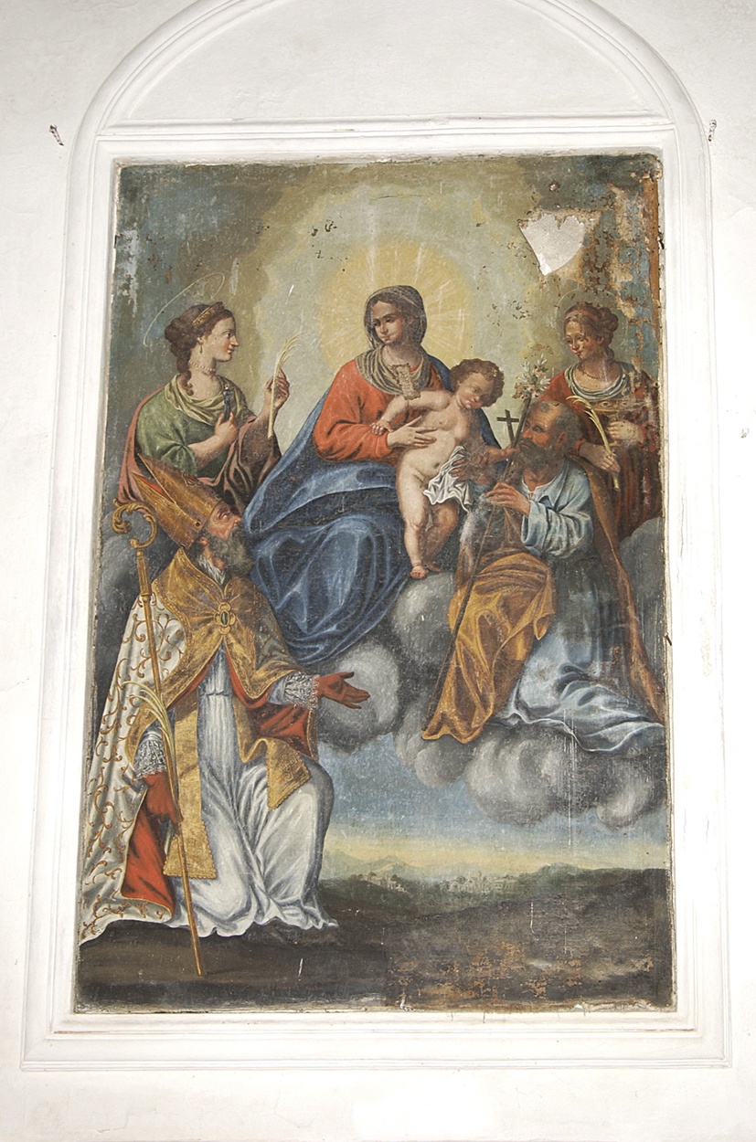 Madonna con Bambino e Santi (dipinto, opera isolata) - ambito ligure (metà sec. XVIII)