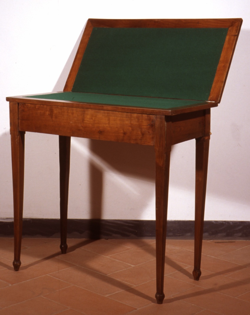 tavolino da gioco, opera isolata - ambito ligure (prima metà sec. XIX)