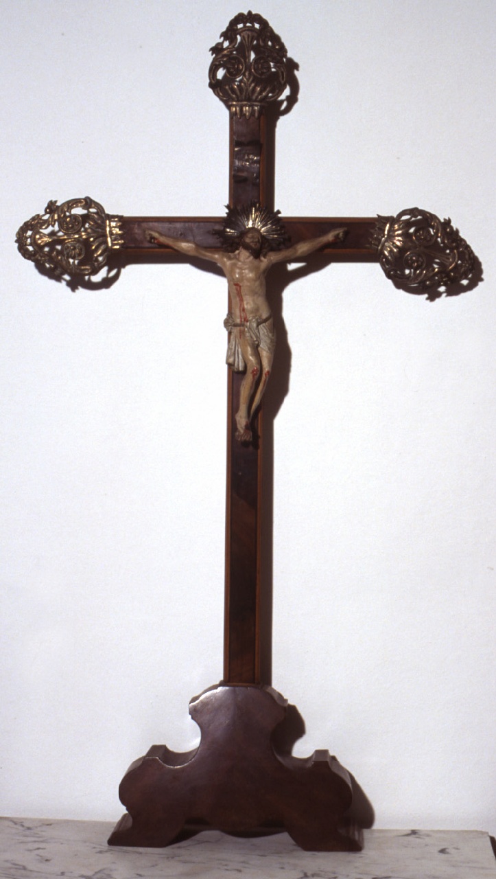 croce d'altare, opera isolata - ambito ligure (sec. XIX)