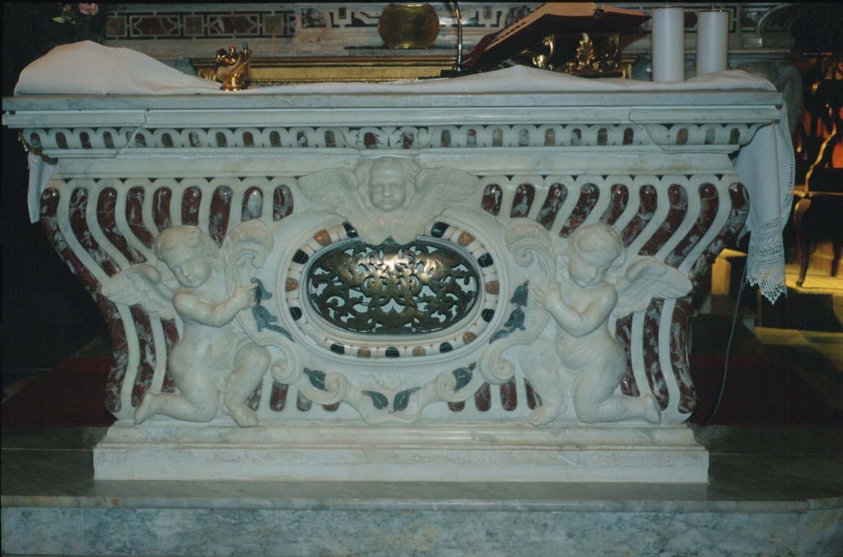 paliotto, insieme di Belmonte Domenico (bottega) (fine/inizio secc. XVIII/ XIX)