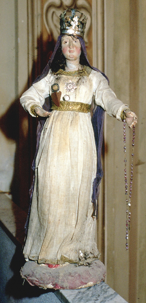 MADONNA DELLA MISERICORDIA (statua, opera isolata) - PRODUZIONE LIGURE (prima metà sec. XIX)