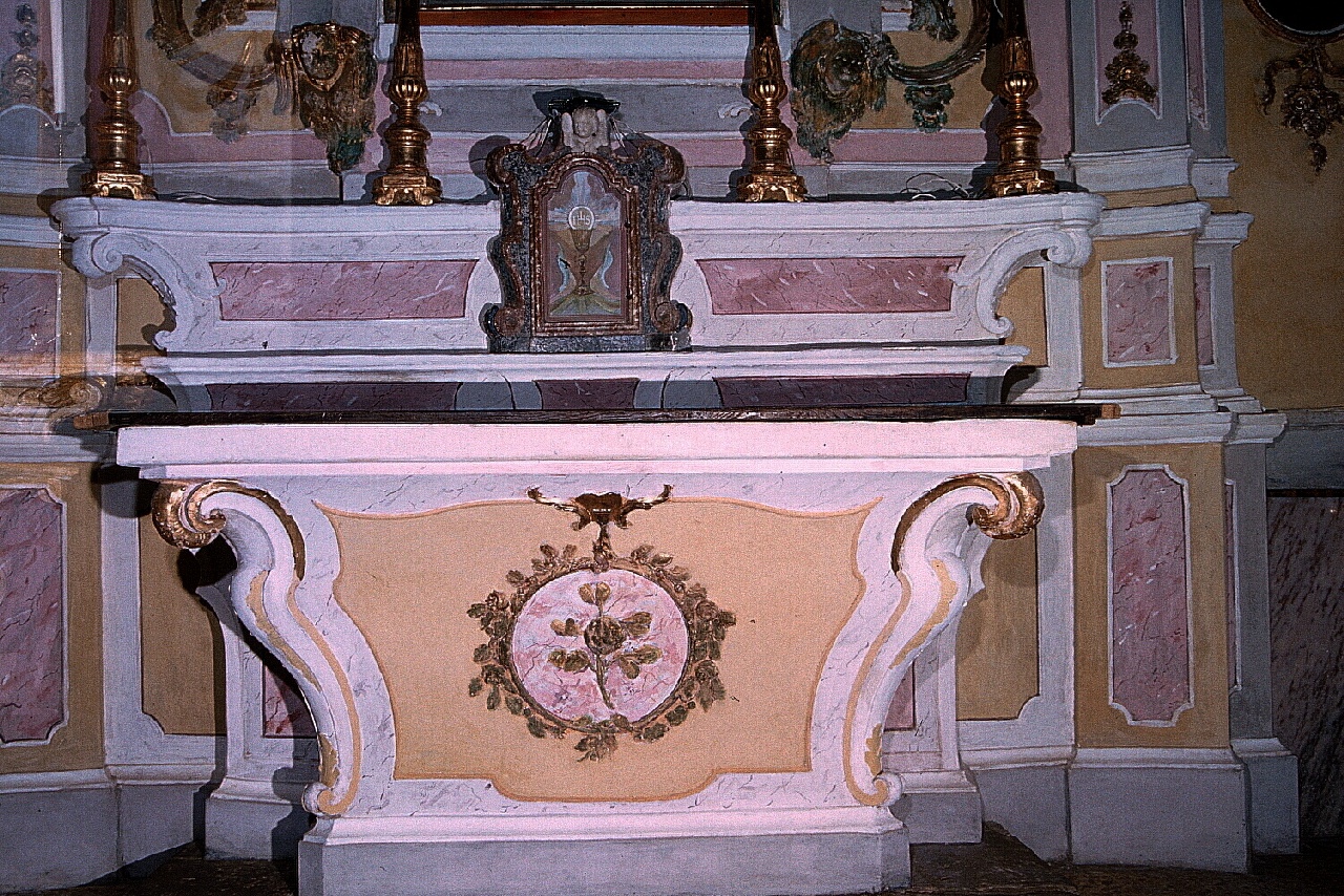 altare, opera isolata - ambito ligure-piemontese (terzo quarto sec. XVII)