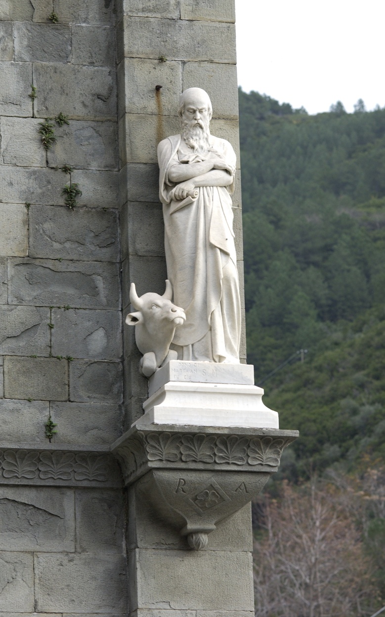 SAN LUCA (statua, opera isolata) - produzione toscana (inizio sec. XX)
