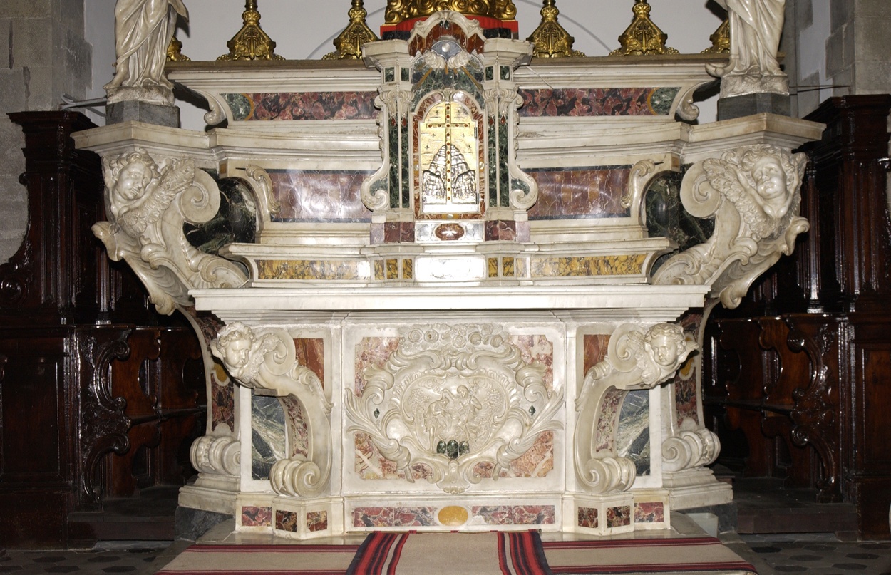 altare maggiore, opera isolata di Moisé Domenico (metà sec. XVIII)