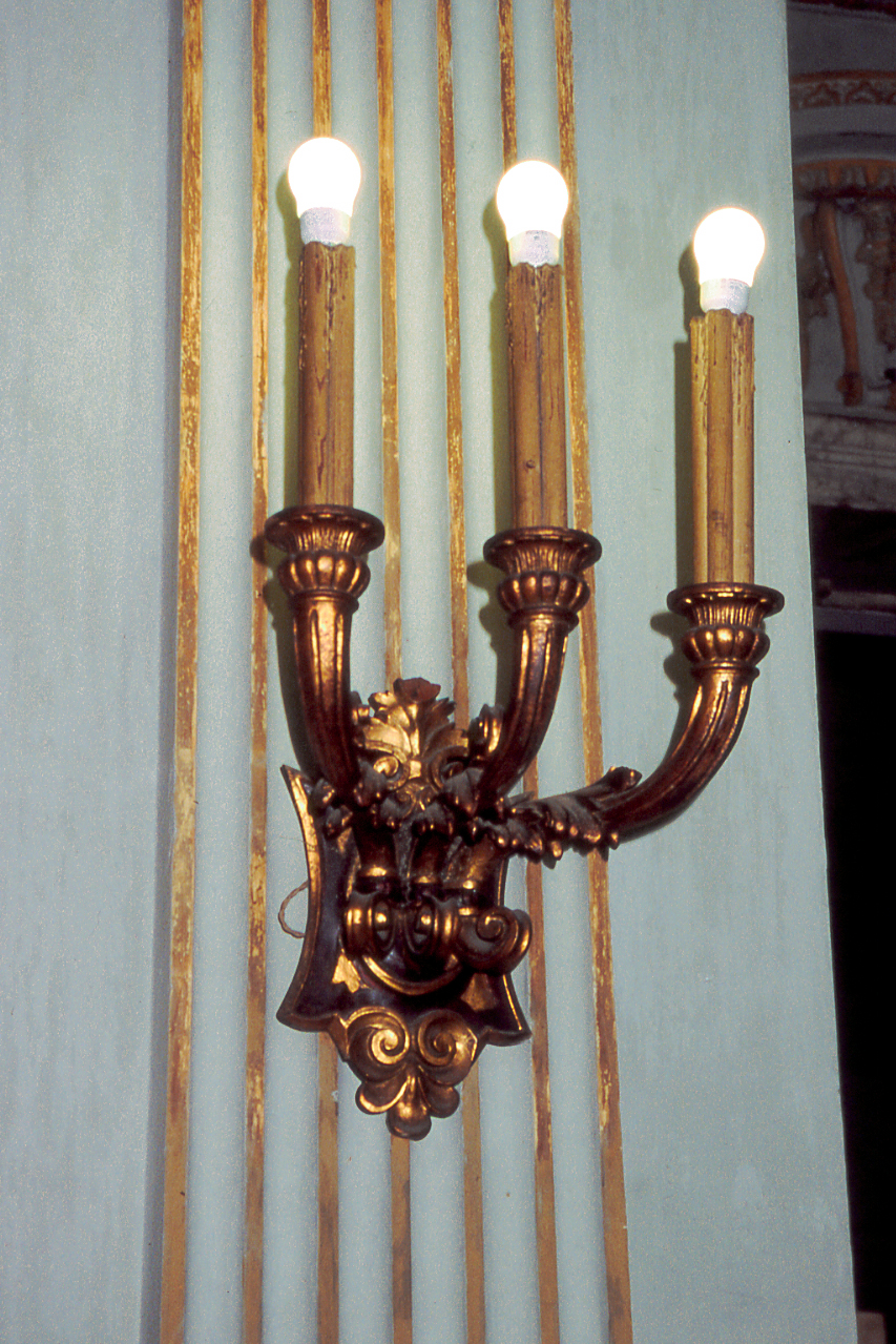 lampada pensile, serie - ambito ligure (metà sec. XIX)