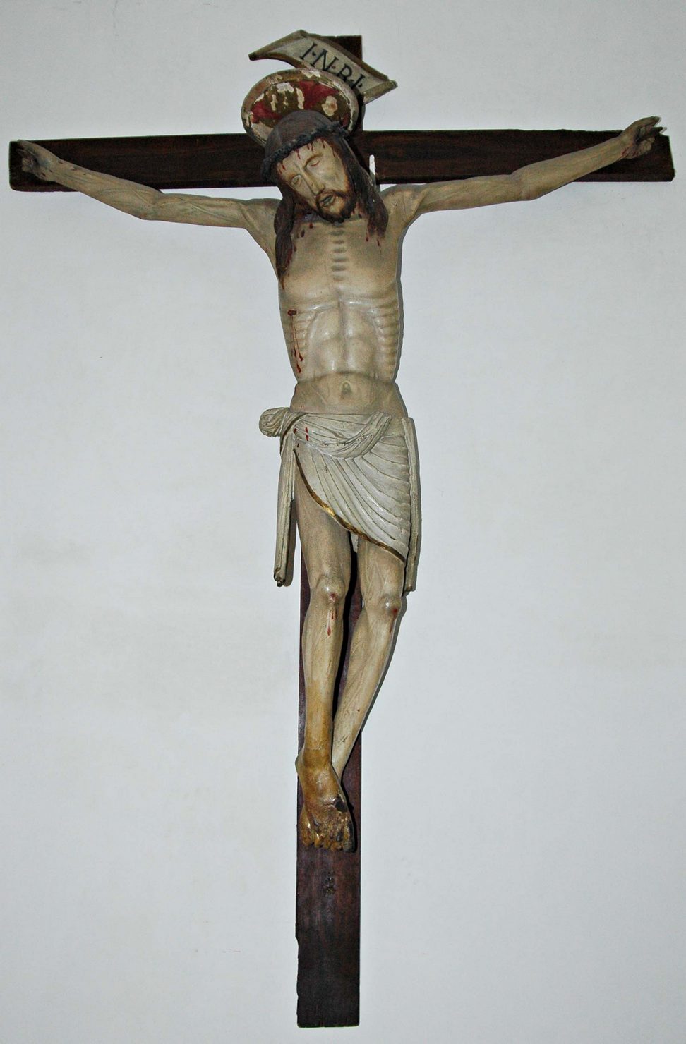 Cristo crocifisso (crocifisso, opera isolata) - bottega ligure (fine/inizio secc. XV/ XVI)