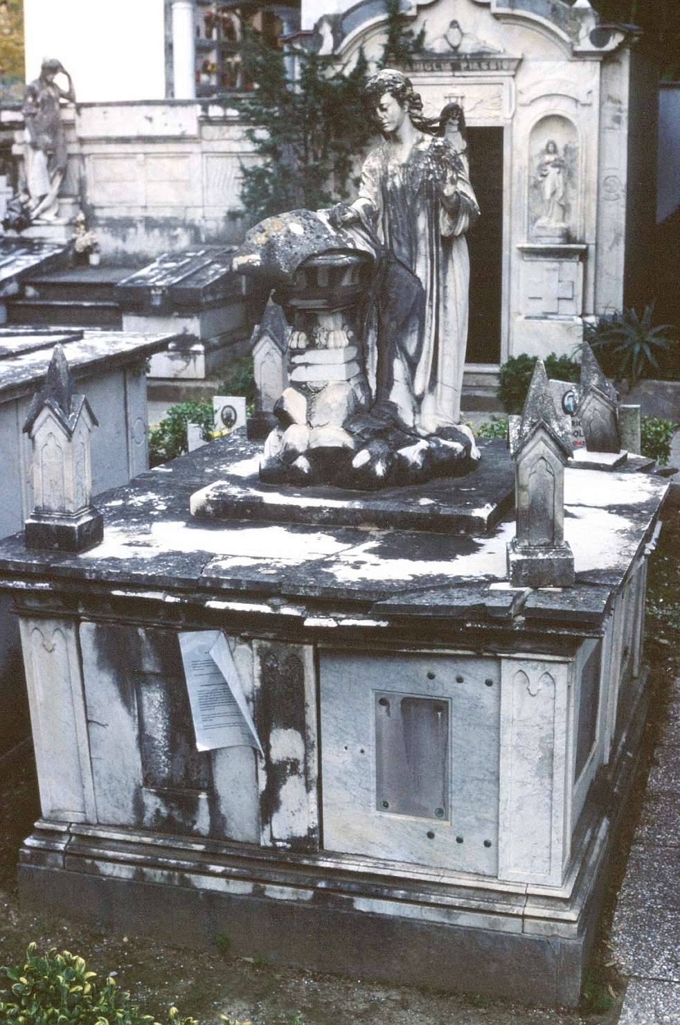 monumento funebre, opera isolata - ambito ligure (seconda metà sec. XIX)