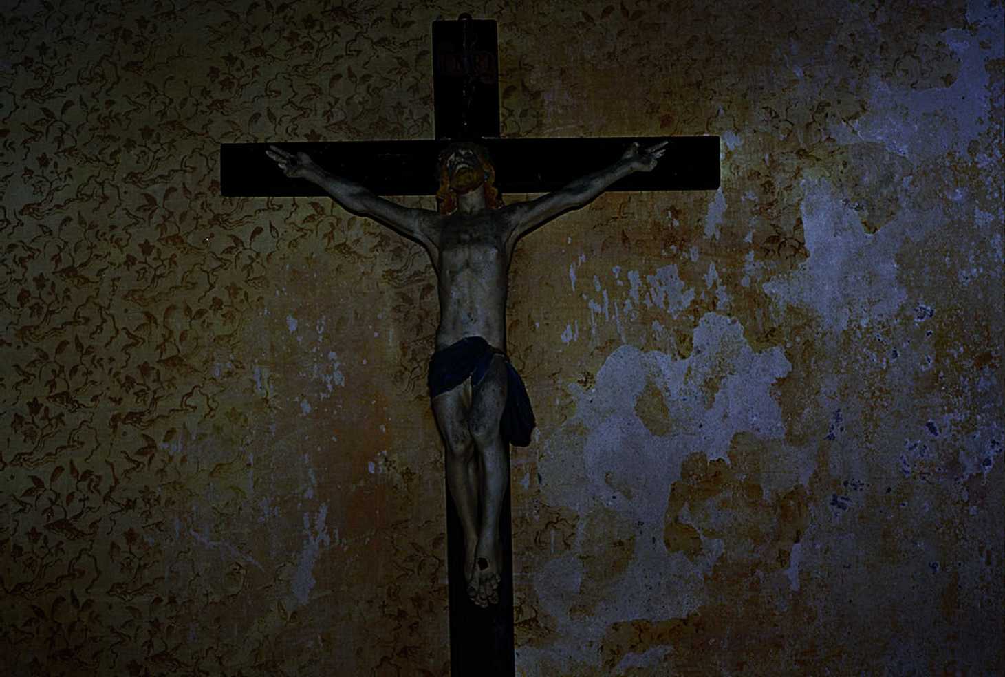 Cristo crocifisso (crocifisso, opera isolata) - ambito ligure (seconda metà sec. XIX)
