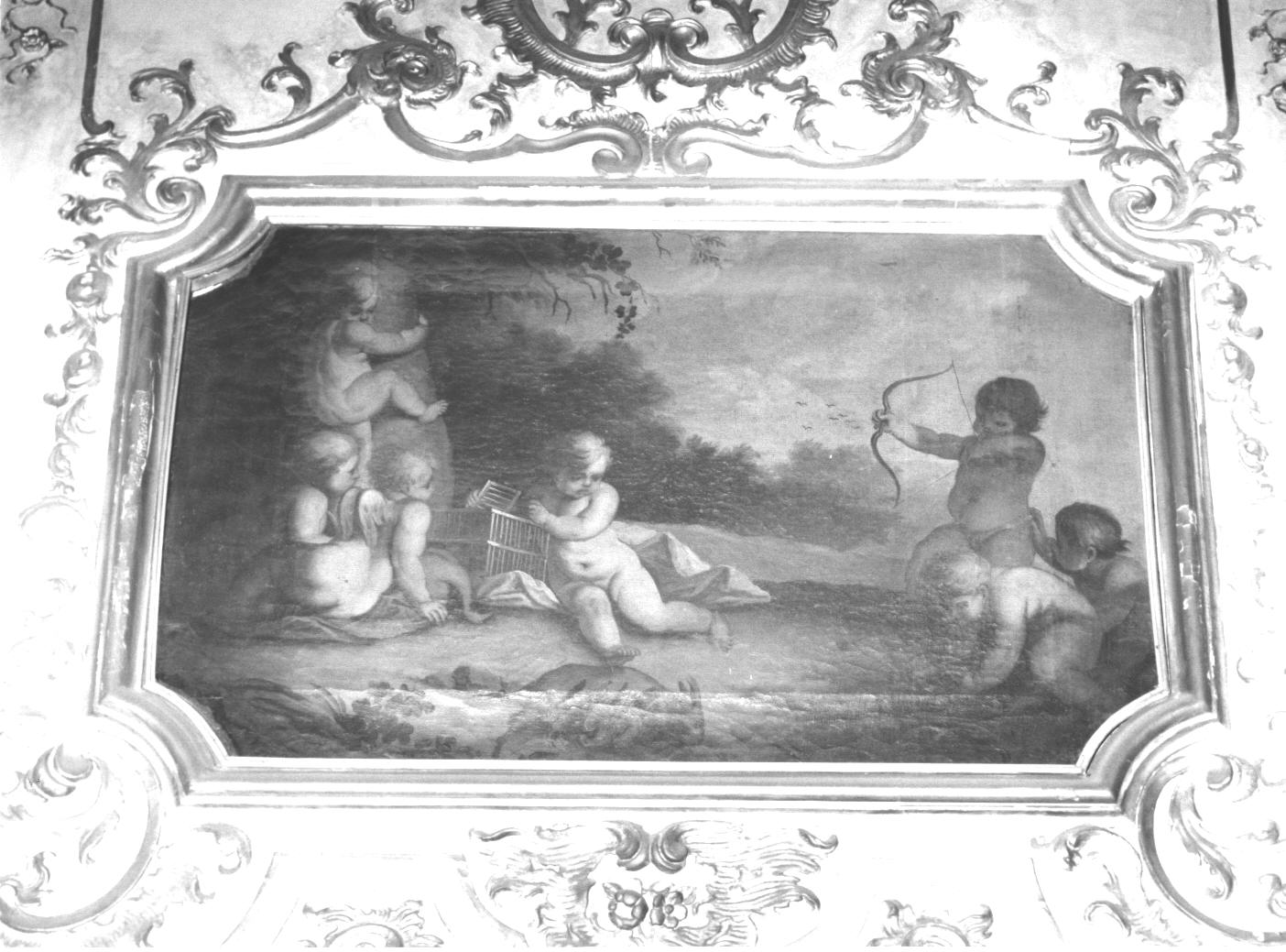 Putti (dipinto, opera isolata) - bottega genovese (ultimo quarto sec. XVIII)