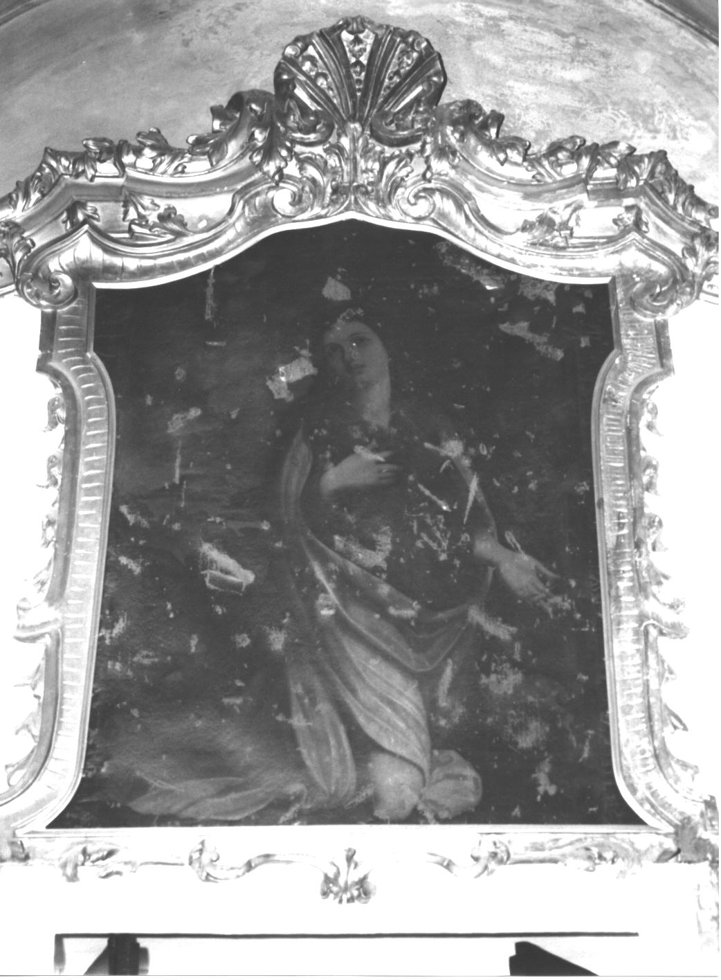 SANTA MARIA MADDALENA PENITENTE (dipinto, opera isolata) - bottega genovese (metà sec. XVII)