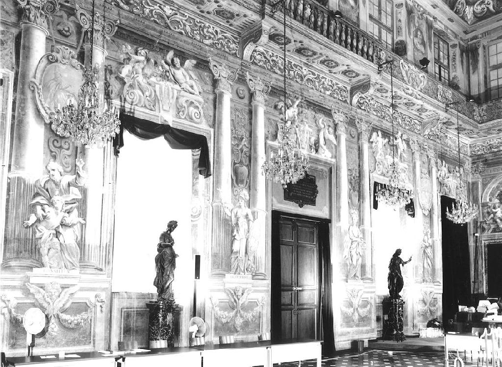 CONSIGLIO/ FORTEZZA/ SAPIENZA/ TIMOR DI DIO (dipinto, complesso decorativo) di Carlone Giovanni Andrea (ultimo quarto sec. XVII)