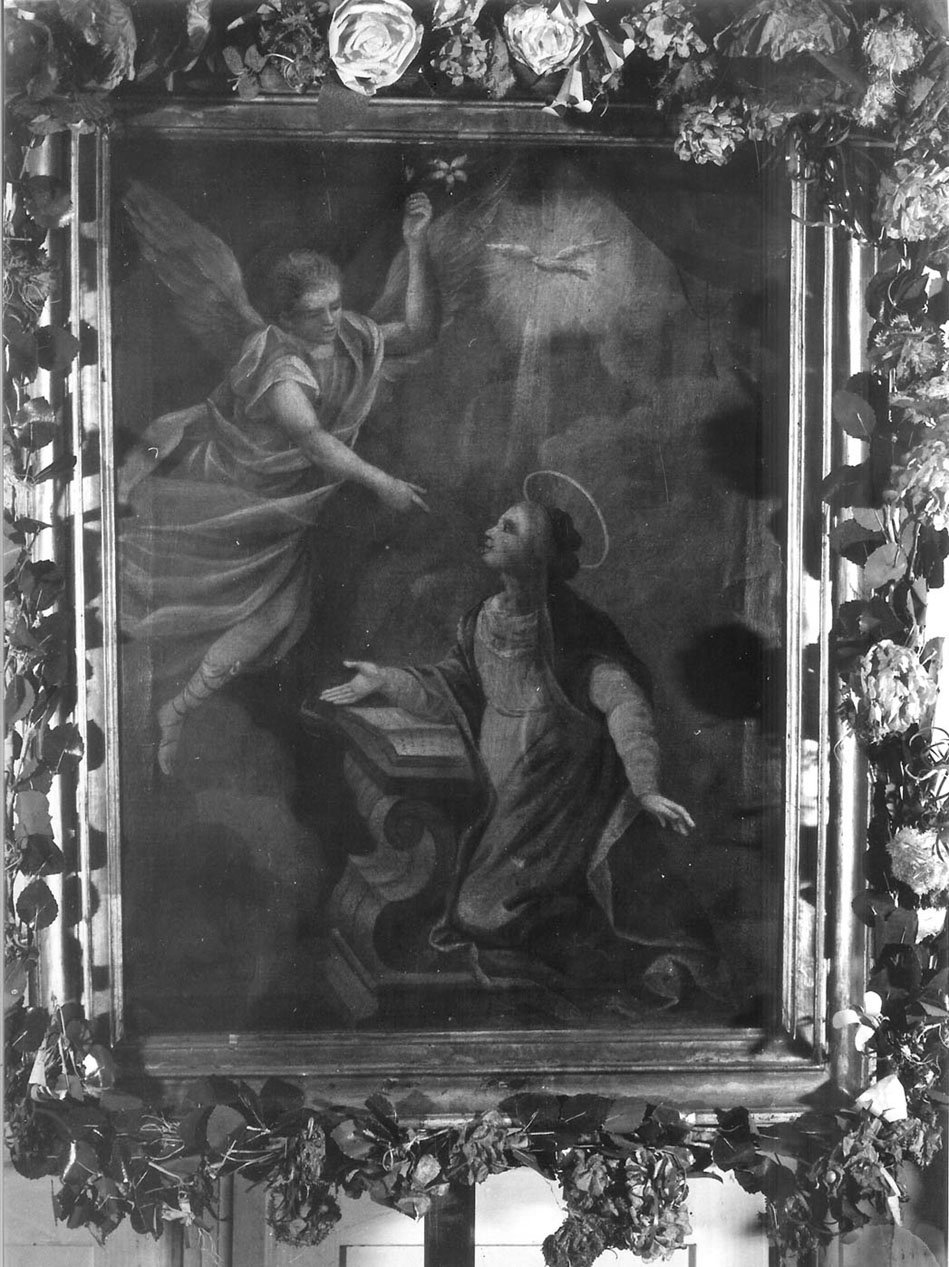Annunciazione (dipinto, opera isolata) - ambito italiano (secc. XVIII/ XIX)