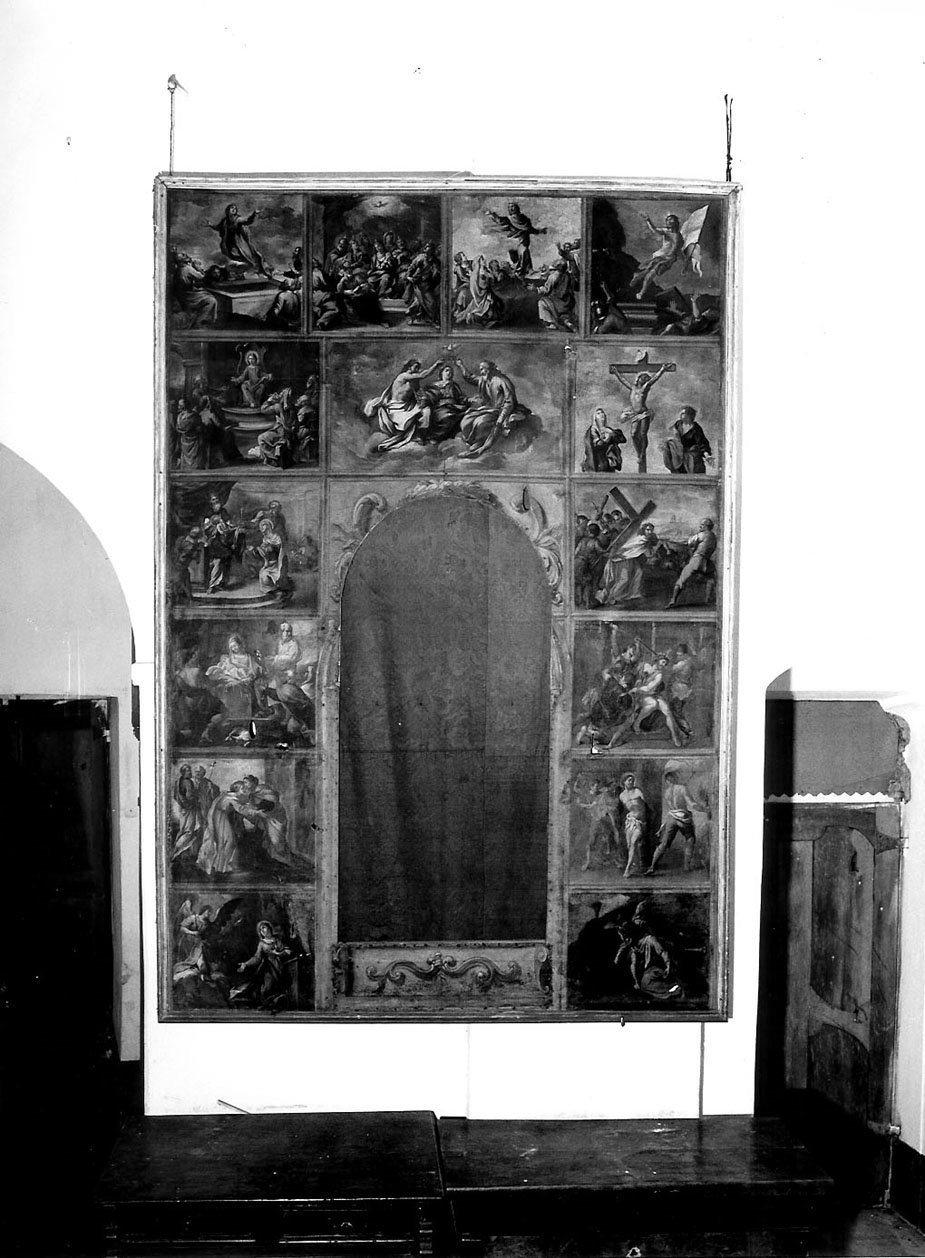 misteri del rosario (dipinto, opera isolata) - ambito genovese (secc. XVII/ XVIII)