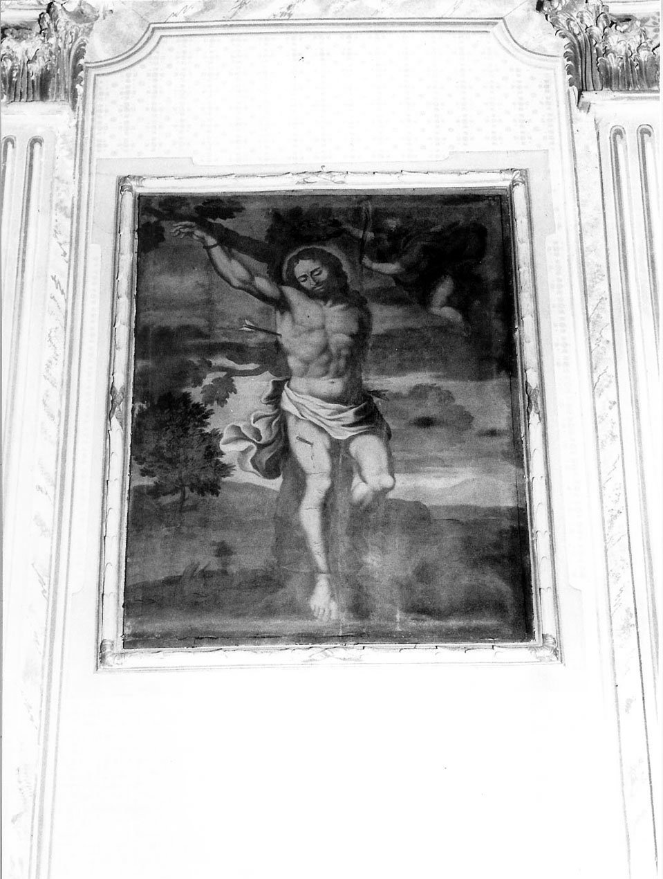 martirio di San Sebastiano (dipinto, opera isolata) - ambito ligure (seconda metà sec. XVII)