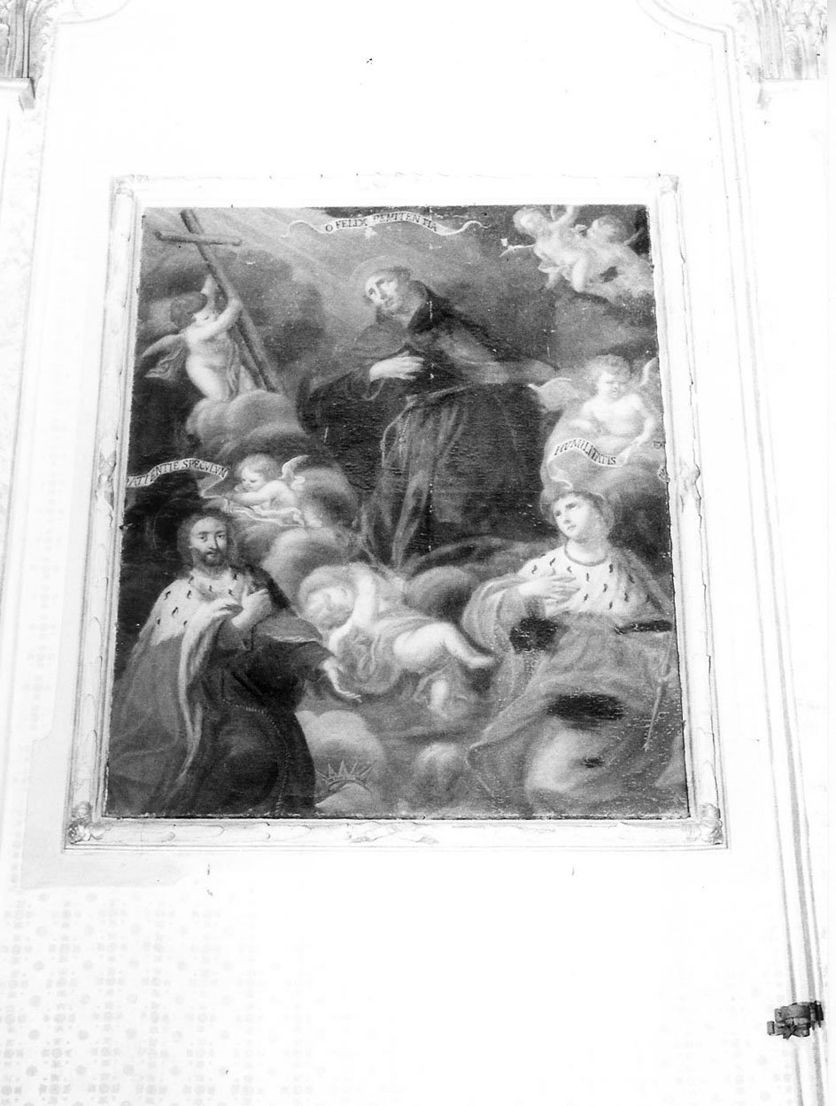 estasi di San Francesco d'Assisi (dipinto, opera isolata) - ambito ligure (seconda metà sec. XVII)