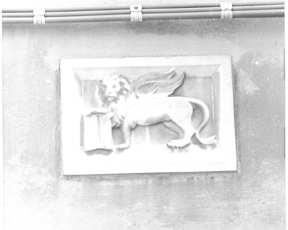 simbolo di San Marco: leone (rilievo, opera isolata) - bottega ligure (inizio sec. XX)