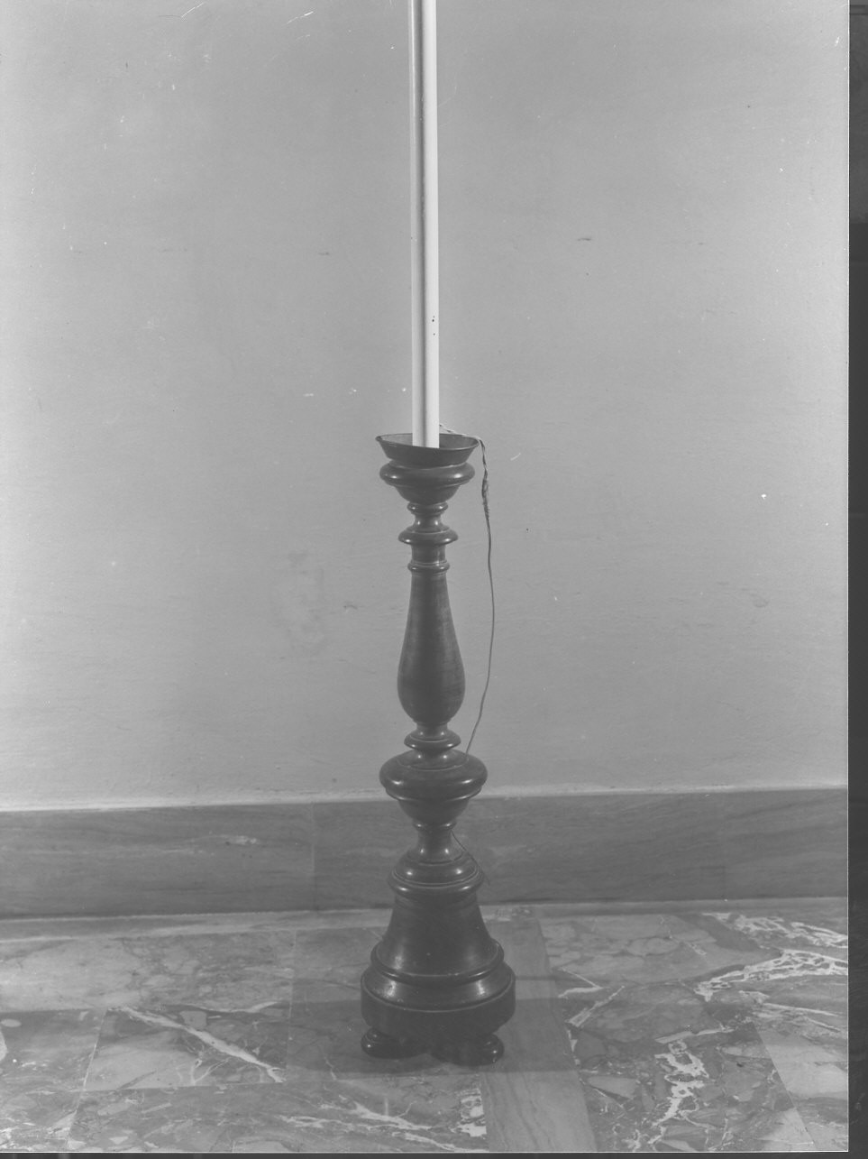 candeliere, serie - bottega ligure (fine sec. XIX)