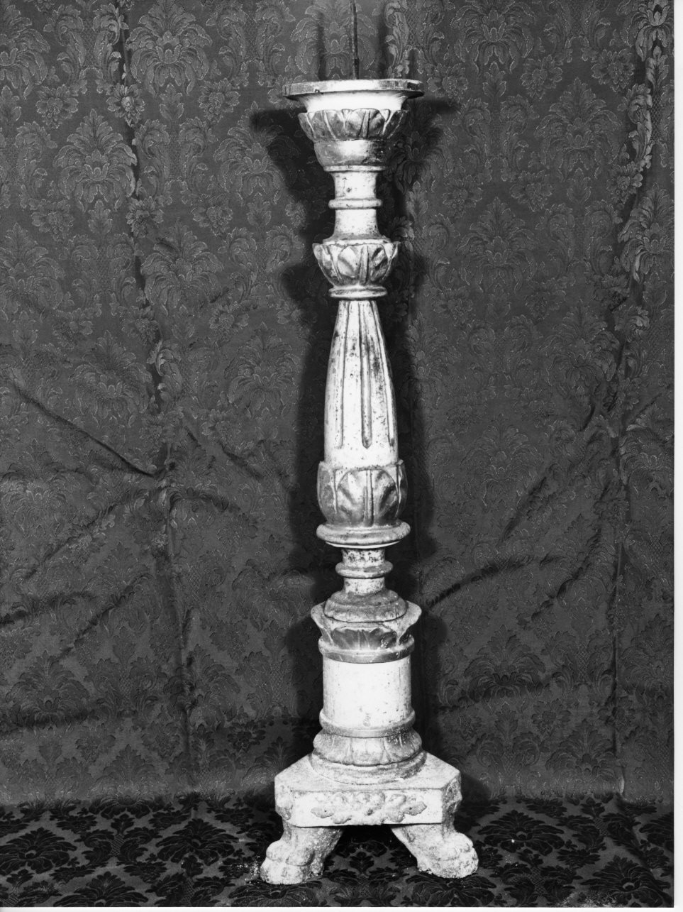 motivi decorativi vegetali (candeliere, opera isolata) - bottega ligure (secc. XIX/ XX)